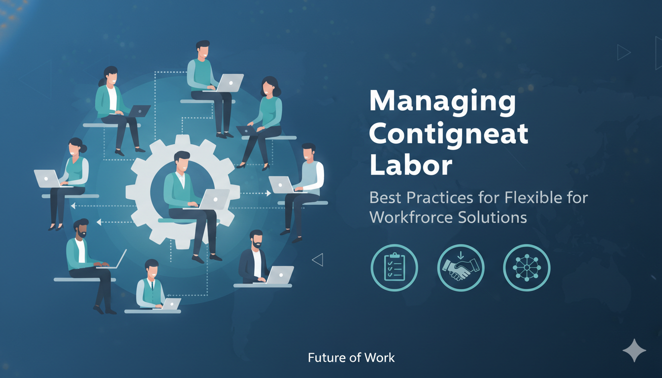 Managing Contingent Labor: Best Practices for Flexible Workforce Solutions