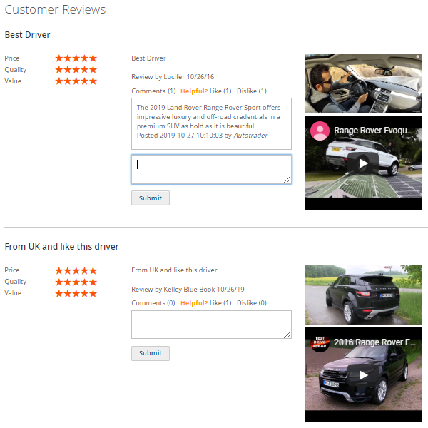 Users Can Reply the Customers’ Reviews