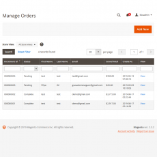 Manage booking orders