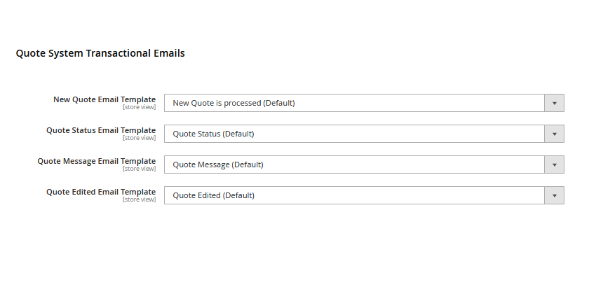 Quote System Transactional Emails
