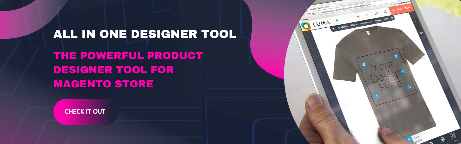 Magento Product Designer Extension